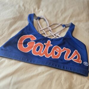 BORN PRIMITIVE Blue and Orange Gators Sports Bra In Fair Condition